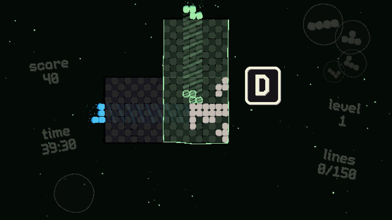 ROTETRA: the grid turned, with a second well on the left